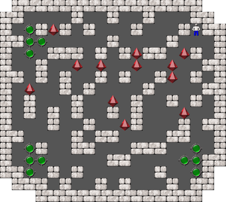 Sokoban The Adventurer level 12